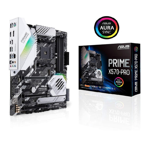 ASUS PRIME X570-PRO RYZEN 3 AM4 WITH PCIE GEN4, DUAL M.2, HDMI, SATA 6GB/S USB 3.2 GEN 2 ATX MOTHERBOARD
