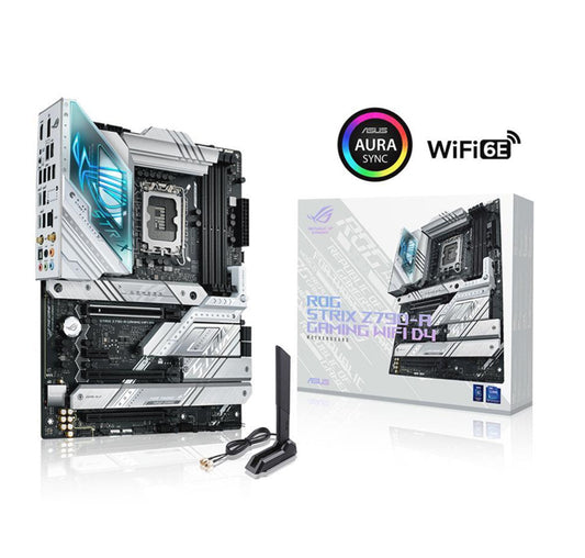 ASUS ROG STRIX Z790-A GAMING WIFI D4 LGA1700(INTEL®13TH&12TH GEN) ATX GAMING MOTHERBOARD(16+1 POWER STAGES,DDR4,4XM.2 SLOTS, PCIE® 5.0,WIFI 6E,USB 3.2 GEN 2X2 TYPE-C® WITH PD 3.0 UP TO 30W)