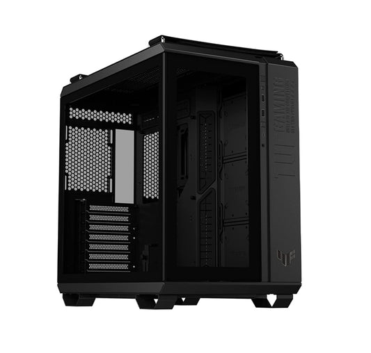 ASUS TUF GAMING GT502 ATX MID-TOWER COMPUTER CASE WITH FRONT PANEL RGB BUTTON, USB 3.2 TYPE-C AND 2X USB 3.0 PORTS