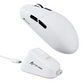 ATTACK SHARK G3 Pro Wireless Gaming Mouse with Magnetic Charging Dock, 59g Ultra-Lightweight, PAW3311 25K DPI Sensor, Omron 100M Switches, & Tri-Mode, White