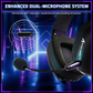 ATTACK SHARK L80 PRO Wireless Gaming Headset, 20ms Ultra-Low Latency, 203g Featherweight Design, Dual Mics, & Tri-Mode Connectivity, Black
