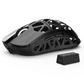 ATTACK SHARK R2 Magnesium Alloy Wireless Gaming Mouse, 45g Superlight, 8K Polling, (Not Include the Charging Dock), PAW3950 Flagship Sensor, & 42,000 DPI, Iridescent, Black