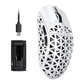 ATTACK SHARK R5 Ultra Carbon Fiber Wireless Gaming Mouse, 39g World-Class Superlight, 8K Polling, 42,000 DPI PAW3950MAX Sensor, White