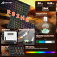 ATTACK SHARK R82 HE Magnetic Switch Gaming Keyboard, 75% Wired, 8KHz Polling, 0.005mm Rapid Trigger Accuracy, & Snap Tap Support, Black