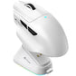 ATTACK SHARK V6 Ultra-Light Wireless Gaming Mouse, 40g Superlight, RGB Magnetic Charging Dock, 25,000 DPI PixArt PAW3311, Tri-Mode Connectivity, White