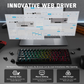 ATTACK SHARK X68 PRO HE Wireless Magnetic Gaming Keyboard, 60% Ultra-Compact Tri-Mode, 8KHz Polling, & 0.01mm Rapid Trigger, Black Contour Line