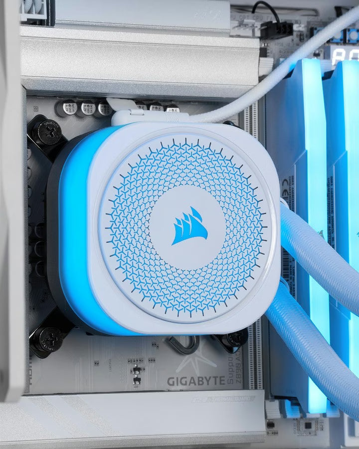 Creator & Gaming PC, Intel Core Ultra 9 285K, AORUS Stealth ICE RTX 5090 32GB, 64GB DDR5, 2TB Gen5 SSD, Lian Li Edge 1200W White