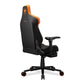COUGAR Armor EVO M Gaming Chair with Breathable Premium PVC Leather, 5D Adjustable Armrests, Retractable Footrest, Lumbar Cushion, Magnetic Neck Pillow Foam,Orange