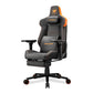 COUGAR Armor EVO M Gaming Chair with Breathable Premium PVC Leather, 5D Adjustable Armrests, Retractable Footrest, Lumbar Cushion, Magnetic Neck Pillow Foam,Orange