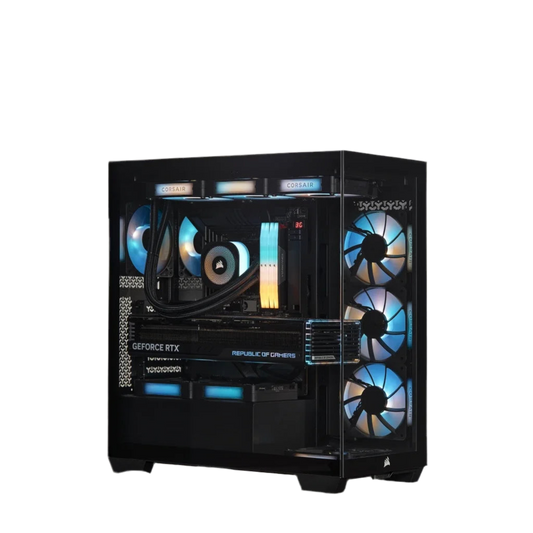 Corsair 3500X Mid-Tower Computer Case, Compatible With Hidden Connector MOBO's, Up to 360mm Radiator & 10x Fan Support, Tempered Glass Case Window, 1x Type-C, 2x Type-A & Audio In/Out Interface, Black -GC