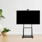 SH 75BFS Ultra-Heavy Duty Steel Mobile TV Stand – Height Adjustable TV Cart for 32"–75" TVs | VESA 600×400 | 50kg Capacity