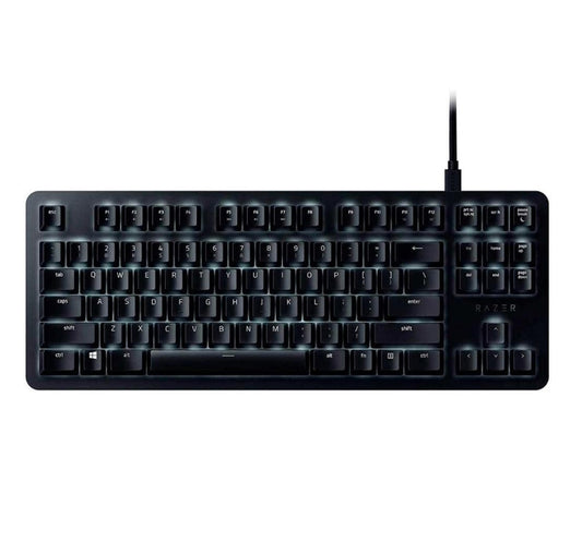 Razer BlackWidow Lite TKL Tenkeyless Mechanical Keyboard : Orange Key Switches - Tactile & Silent - White Individual Key Lighting - Compact Design - Detachable Cable - Classic Black