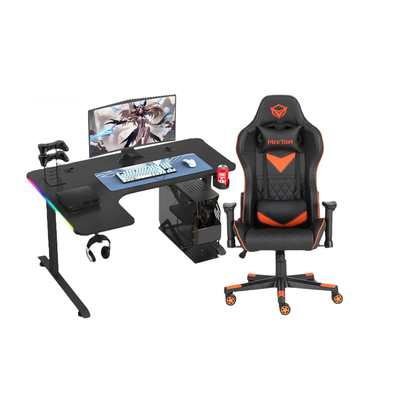 Gaming chair &L shape table bundle offer