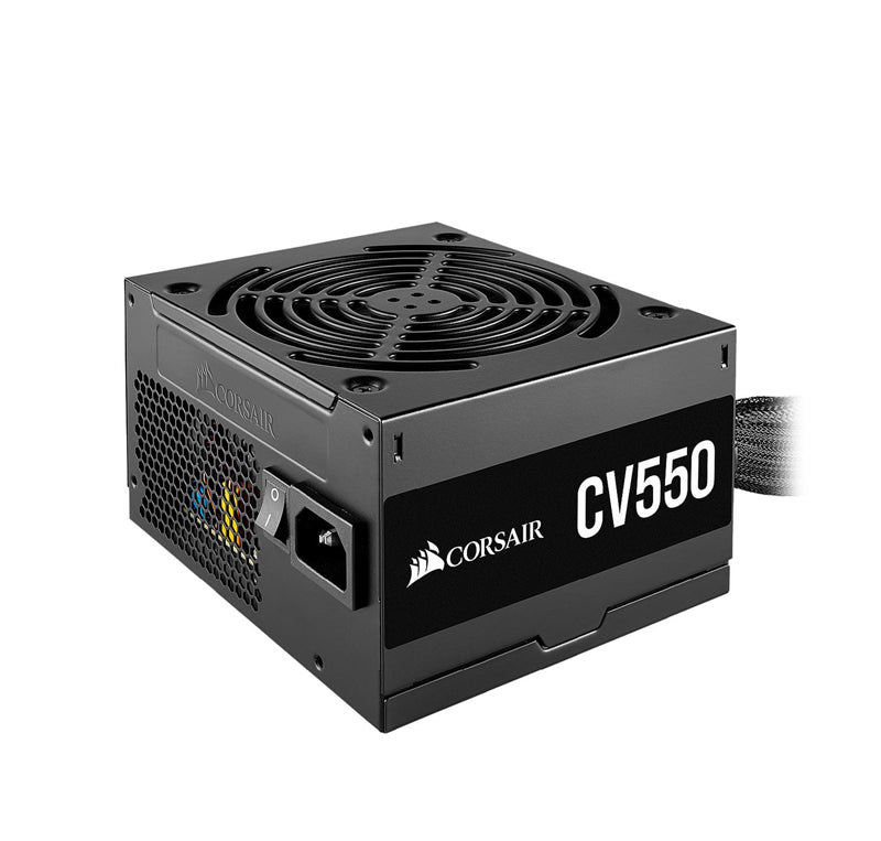 CORSAIR CV SERIES CV550 CP-9020210-NA 550W ATX12V 80 PLUS BRONZE CERTIFIED NON-MODULAR POWER SUPPLY