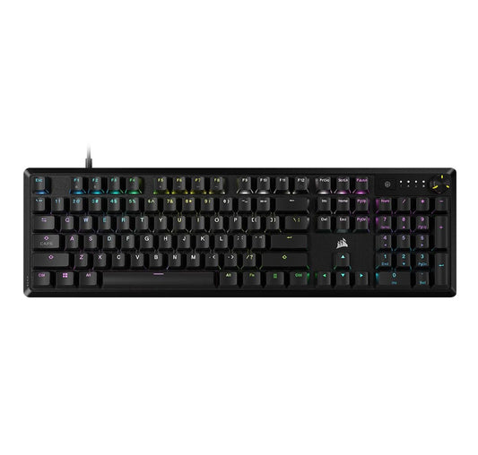 CORSAIR K70 CORE RGB Mechanical Gaming Keyboard - Pre-lubricated Corsair MLX Red Linear Keyswitches - Sound Dampening - Media Control Dial - iCUE Compatible - QWERTY NA Layout - Black Games Corner 