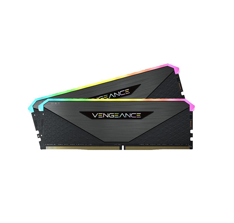 CORSAIR VENGEANCE RGB RT 16GB (2X8GB) DDR4 4000MHZ C18 18-22-22-42 BLACK HEATSPREADER DESKTOP GAMING MEMORY FOR AMD