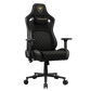 COUGAR Defensor Gold F Gaming Chair – PushBack Recline, 4D Folding Armrests, Hyper-Dura Leatherette, Ergonomic Design