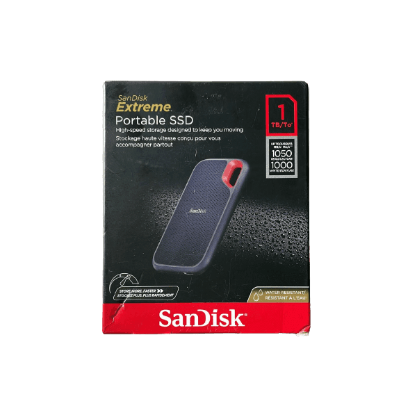 SanDisk 1TB Extreme Portable SSD - Up to 1050MB/s - USB-C, USB 3.2 Gen 2 - External Solid State Drive