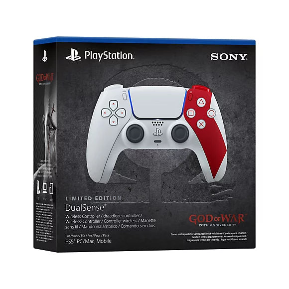 Sony PlayStation 5  DualSense® Wireless Controller - God of War™ 20th Anniversary Limited Edition - Games Corner 