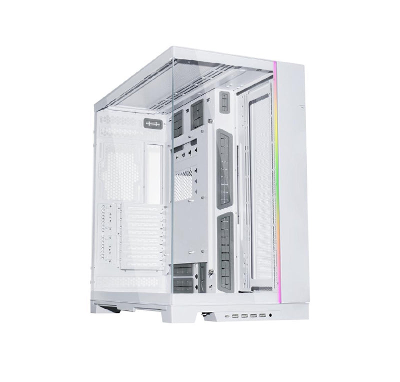 LIAN LI O11 DYNAMIC EVO XL O11DEXL WHITE ALUMINUM / STEEL / TEMPERED GLASS ATX MID TOWER COMPUTER CASE - O11DEXL-W