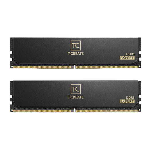 TEAMGROUP T-CREATE EXPERT OVERCLOCKING 10L DDR5 32GB KIT (2 X 16GB) 6400MHZ (PC5-51200) CL40 DESKTOP MEMORY MODULE RAM - CTCED532G6400HC40BDC01