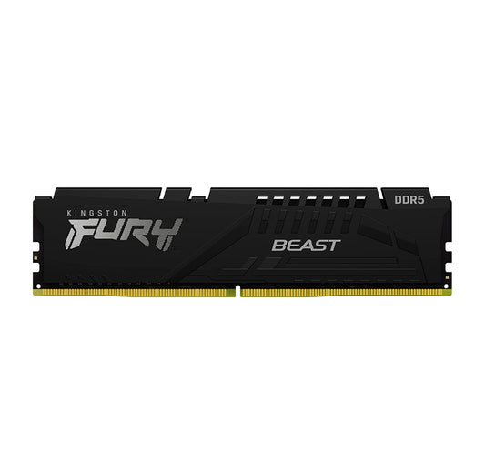 KINGSTON TECHNOLOGY FURY BEAST BLACK 8GB 6000MT/S DDR5 CL40 XMP 3.0 READY COMPUTER MEMORY SINGLE MODULE KF560C40BB-8