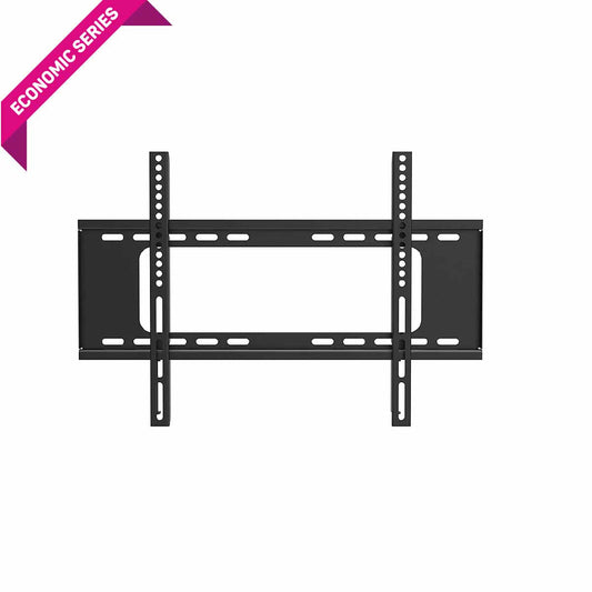 Skill Tech SH 64F Economy Fixed TV Wall Mount Bracket for Large LED, LCD & Smart TVs | Heavy-Duty Steel, Slim Design, Black Games Corner 