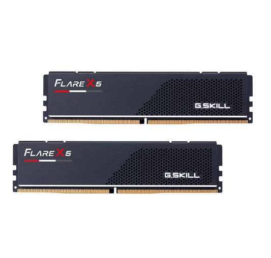 G.SKILL FLARE X5 SERIES (AMD EXPO) DDR5 RAM 32GB (2X16GB) 6000MT/S CL32-38-38-96 1.35V DESKTOP COMPUTER MEMORY UDIMM - MATTE BLACK (F5-6000J3238F16GX2-FX5)