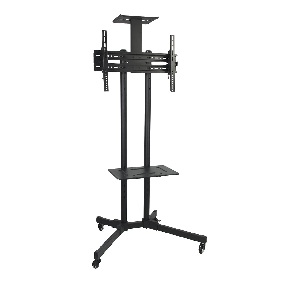 DG 60B Economy Versatile & Compact TV Stand – Mobile TV Cart for 32"–75" TVs | Height Adjustable | VESA 600×400 | 50kg Capacity