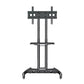 AVA1500 60 1P Large Height Adjustable Professional TV Trolley Stand – Mobile Cart for 32"–75" TVs | VESA 600×400 | 46kg Capacity