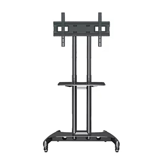 AVA1500 60 1P Large Height Adjustable Professional TV Trolley Stand – Mobile Cart for 32"–75" TVs | VESA 600×400 | 46kg Capacity Games Corner 