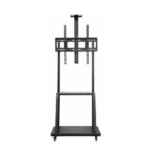 SH 75BFS Ultra-Heavy Duty Steel Mobile TV Stand – Height Adjustable TV Cart for 32"–75" TVs | VESA 600×400 | 50kg Capacity Games Corner 