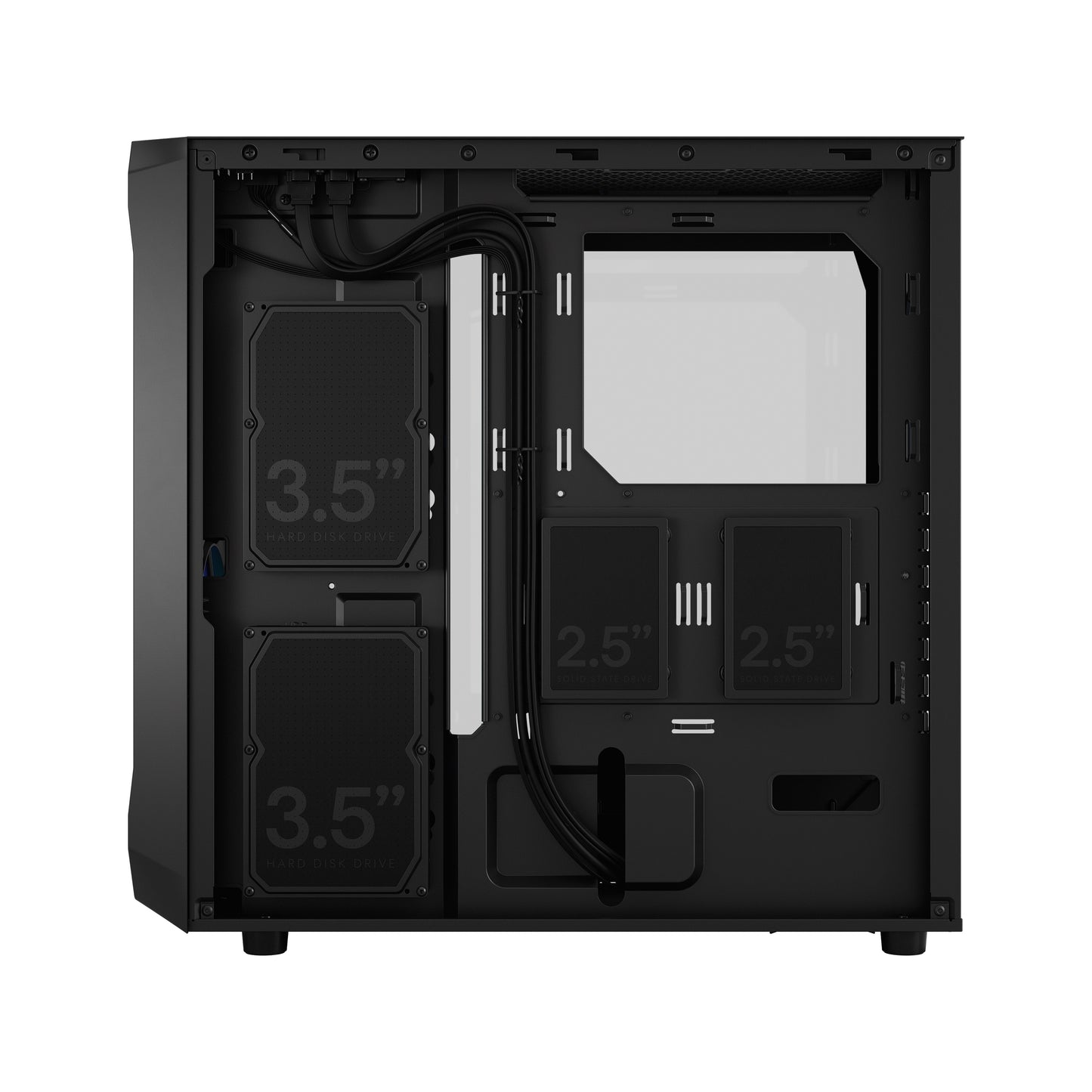 Fractal Design Focus 2 RGB Black TG Clear Tint, mid tower,Tempered Glass-GC