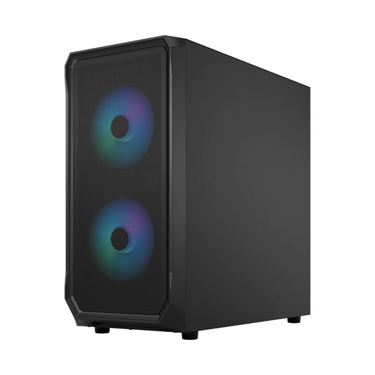 Fractal Design Focus 2 RGB Black TG Clear Tint, mid tower,Tempered Glass-GC