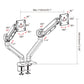 Devo Gaming Monitor Arm Flexi Pro 2-Black