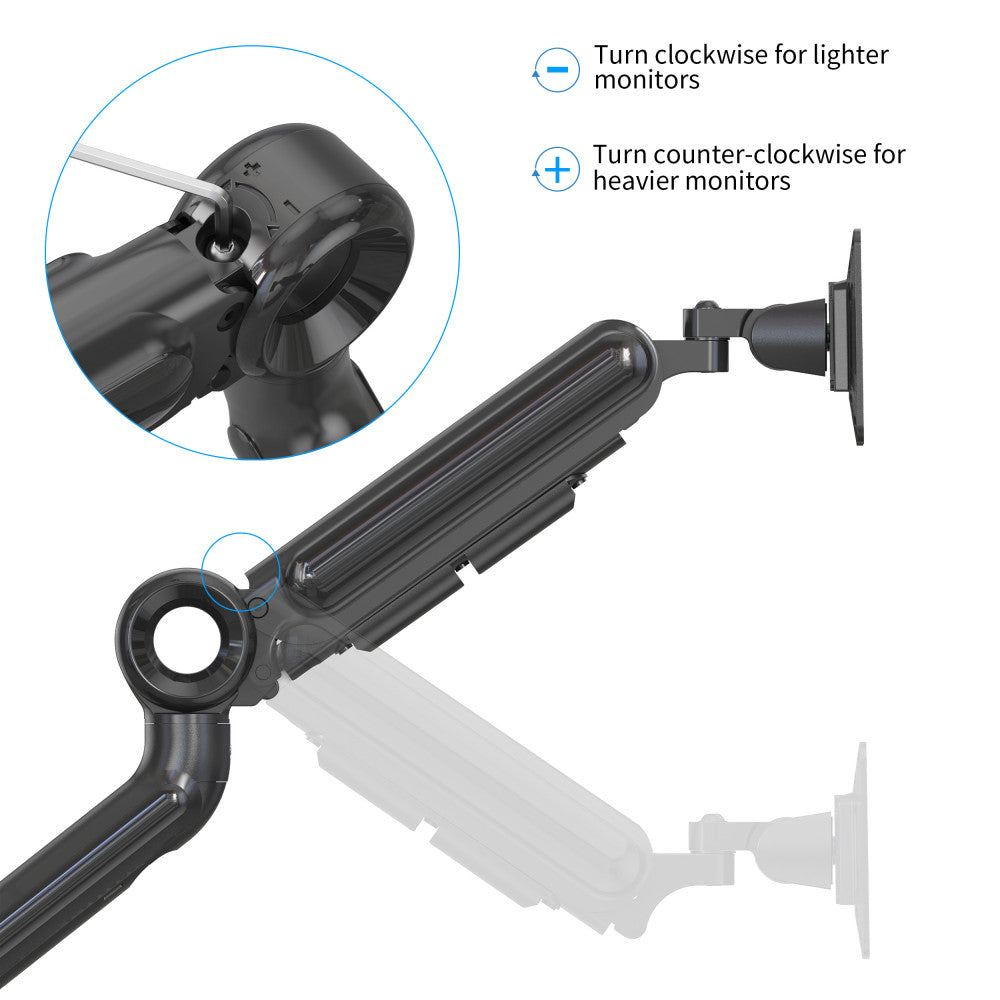 Devo Gaming Monitor Arm Flexi Pro 2-Black