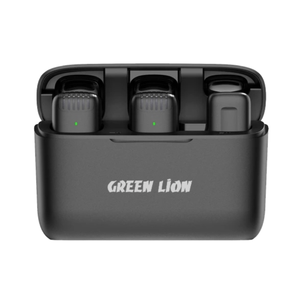 Green Lion 2 in 1 Wireless Microphone with (Lightning Connector),  GN2WMICLGBK