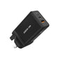 Green Lion Car Charger QC+PD+PD 50W - Black,GN65WGANCTLBK