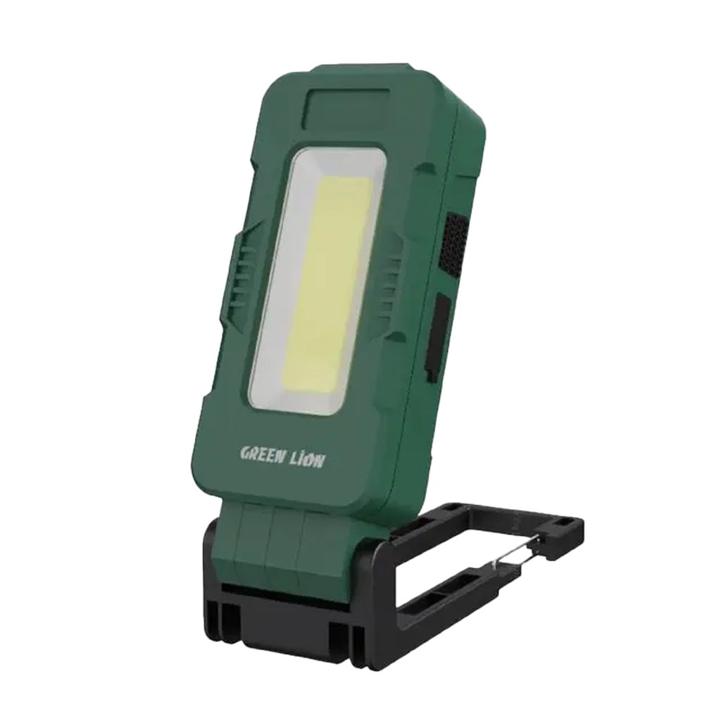 Green Lion High Lumen Work Light 1200mAh 400lm With Hook, GNHLWLGTGN