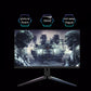 Deadskull 27 Inch IPS 2K 165Hz gaming monitor with adjustable stand RGB light bar