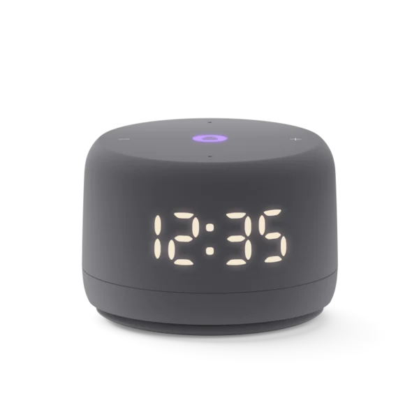 Yango Yasmina Lite AI Smart Speaker, Bilingual Arabic & English, Music, Stories, Quran, Screen-free Learning for Kids, Routine helper for Parents, gray