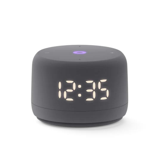 Yango Yasmina Lite AI Smart Speaker, Bilingual Arabic & English, Music, Stories, Quran, Screen-free Learning for Kids, Routine helper for Parents, gray