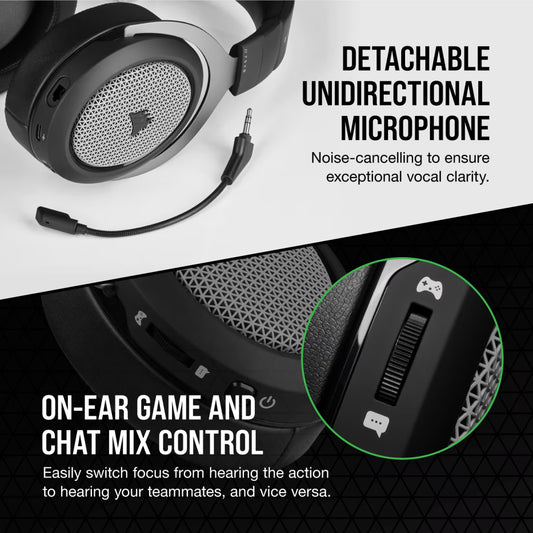 CORSAIR HS75 XB WIRELESS Gaming Headset for Xbox&Pc