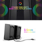Havit SK202 RGB 2.0 Stereo Electronic Sports Gaming Wired Speakers, Black | HVSPK-SK202-BK