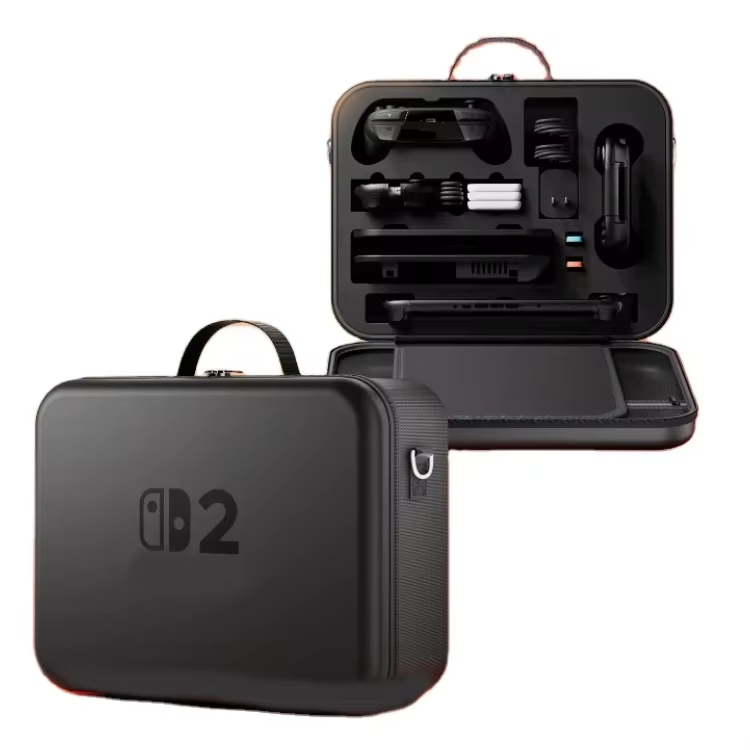 Nintendo Switch 2 - Hard Shell Heavy Duty Waterproof All-in-one Multifunction Durable Carry Box Travel Storage Suitcase