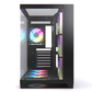 Acegeek Horizon Black Type C ATX Case, 7x RGB 120mm Fans, Dual Side Tempered Glass, 3x HDD Slots, Motherboard Supports Upto ATX, GPU Max Upto 410mm, Black-GC