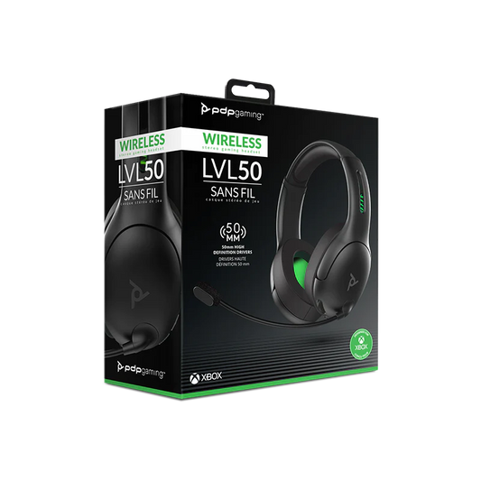Pre-Owned PDP Gaming LVL50 Wireless Stereo Headset with Noise Cancelling Microphone: Black - Xbox