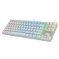 Redragon KUMARA K552 - TKL WIRED MECHNICAL KEYBAORD RGB WHITE (Blue Switch)