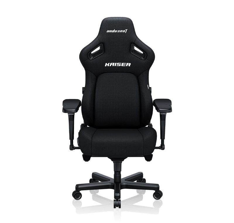 AndaSeat Kaiser 4 Series Premium Gaming Chair XL Size, Linen Fabric, Carbon Black - 181-210cm (80kg-180kg)