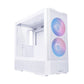 LIAN LI LANCOOL 207 Compact ATX RGB Gaming Computer Case, Airflow Optimized Mesh Panels Tower Chassis w/ 2x140mm ARGB,2x120mm PWM Fans Pre-Installed, USB Type-C Port, Tempered Glass Side Panel (White)